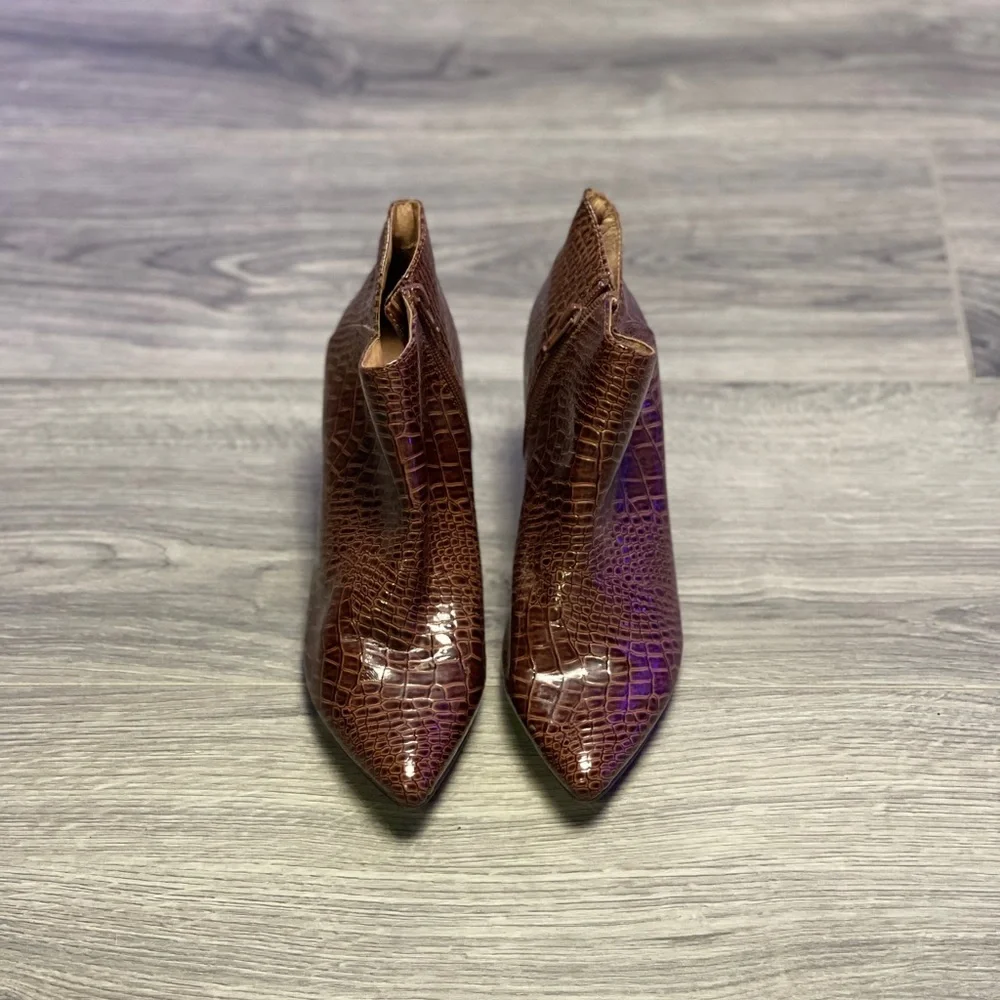 Brown Python Lindy Boots - Picture 2 of 6